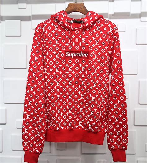 louis vuitton supreme hoodie blue|authentic louis vuitton supreme hoodie.